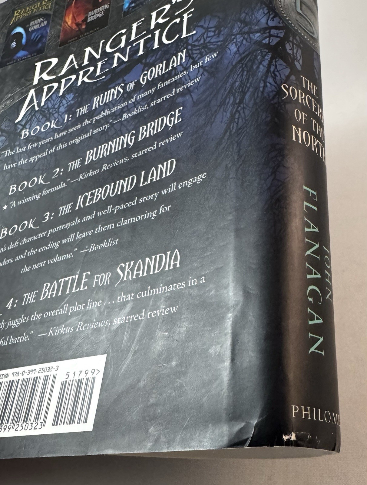 Ranger’s Apprentice-Sorcerer North-Bk 5-John Flanagan-SIGNED!-TRUE First Edition