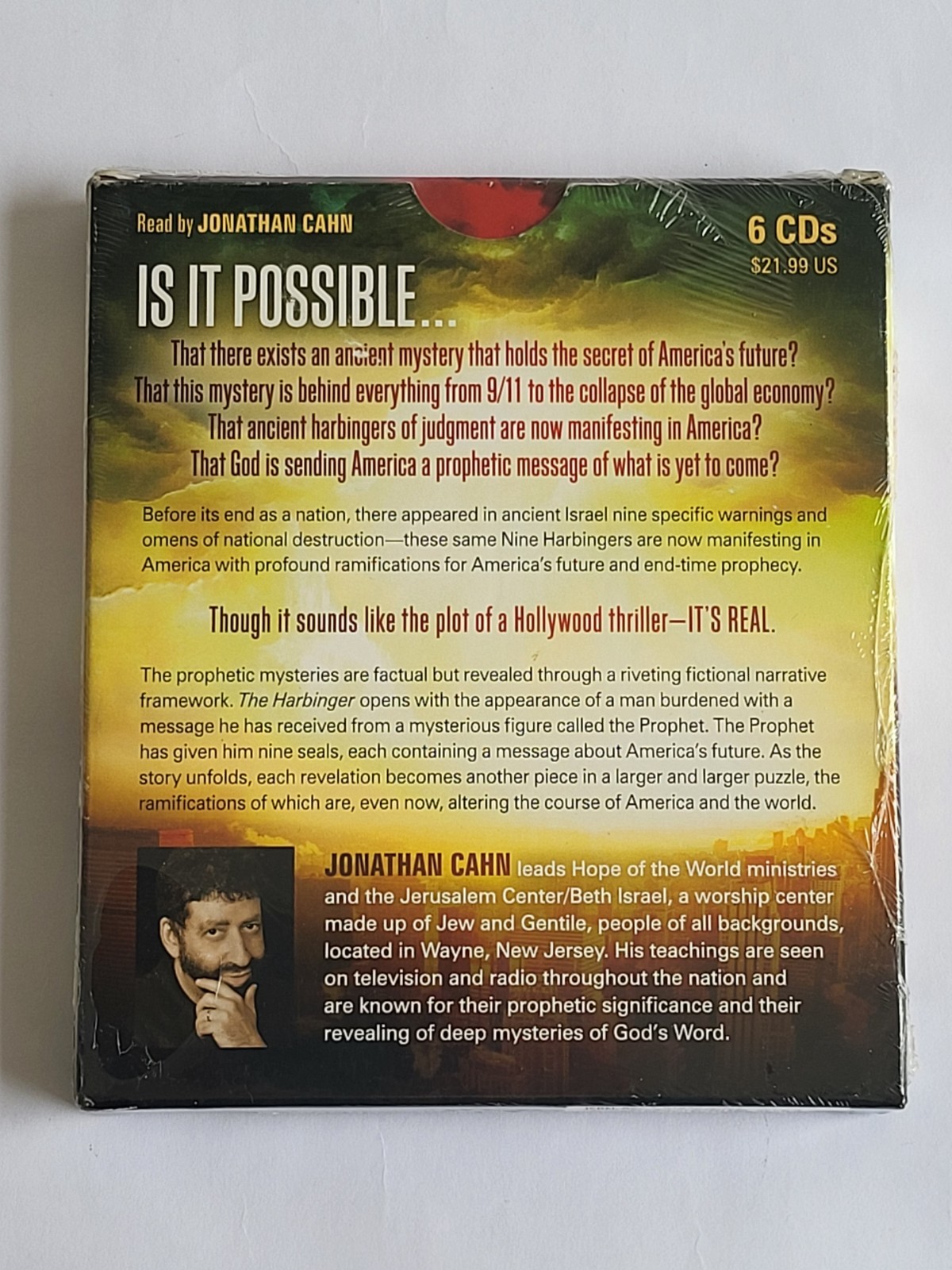 Harbinger The Ancient Mystery CD set by Jonathan Cahn