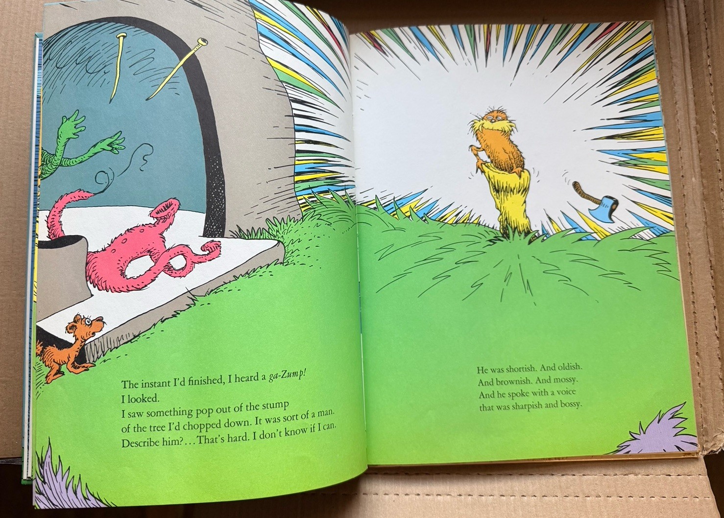 1971 Dr Seuss The Lorax First Edition First Printing Lake Erie Random House Rare