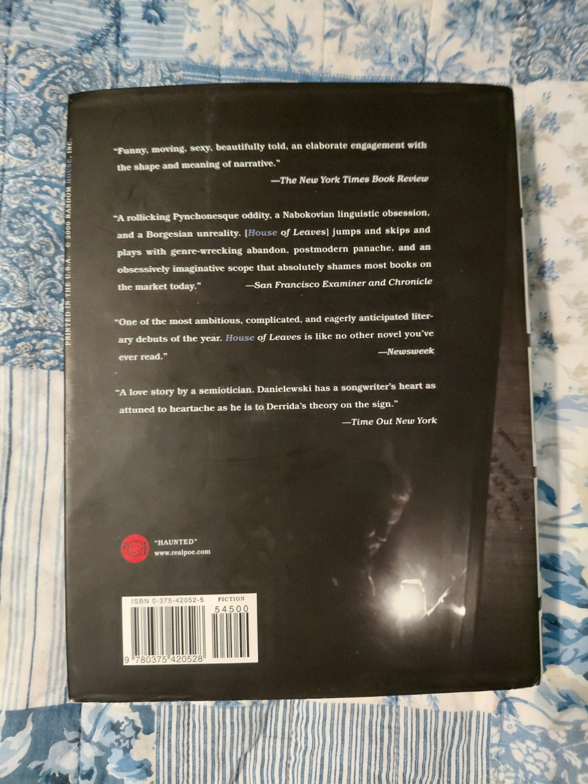 SIGNED and DATED House of Leaves – Mark Danielewski HARDCOVER – Rare!
