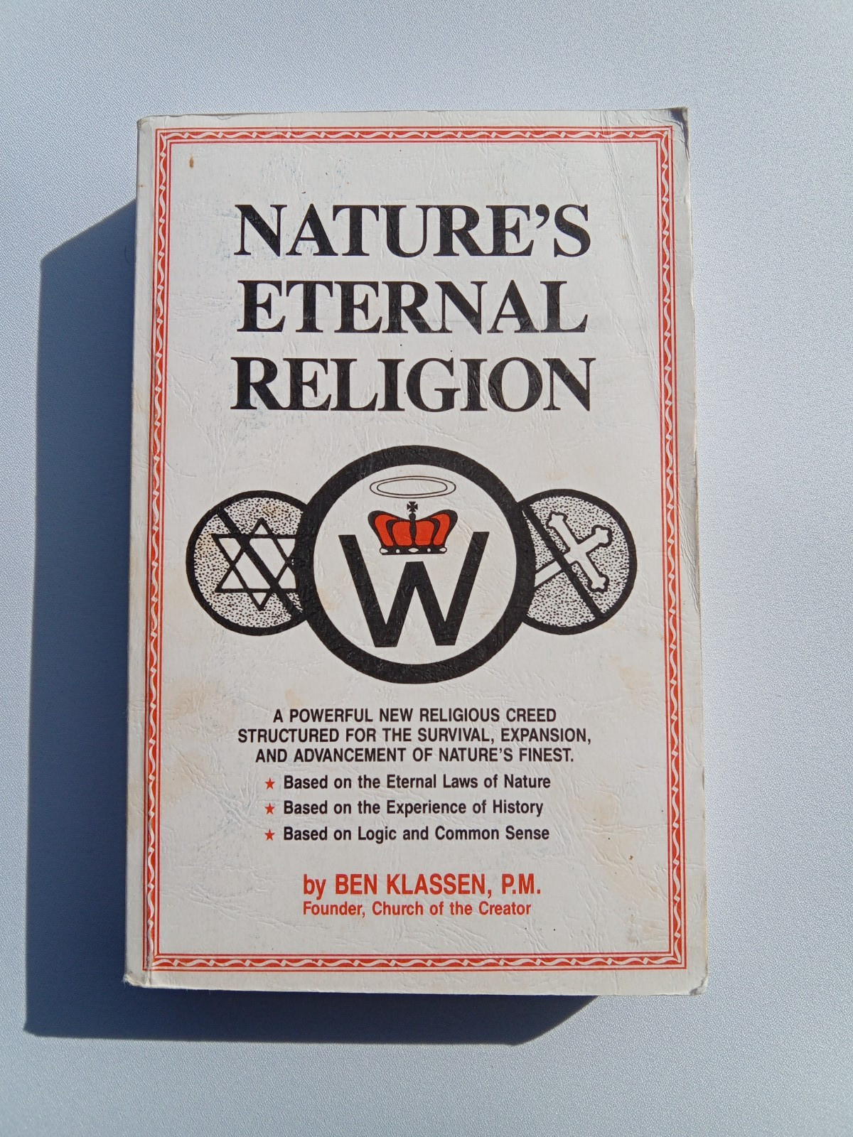 Nature’s Eternal Religion by Ben Klassen PB
