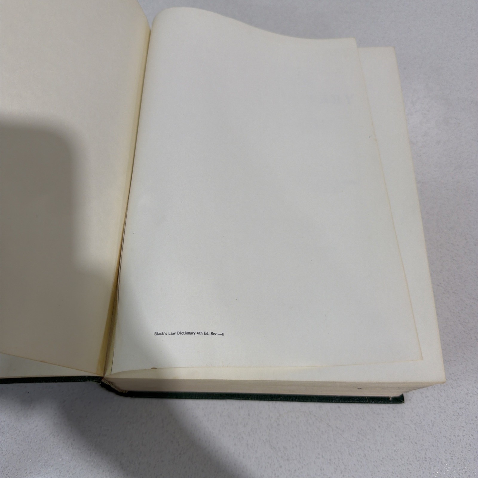 Black’s Law Dictionary Revised 4th Edition 1976 Hardcover