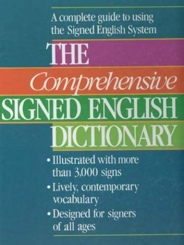 The Comprehensive Signed English Di- 0913580813, Harry Editor Bornste, hardcover