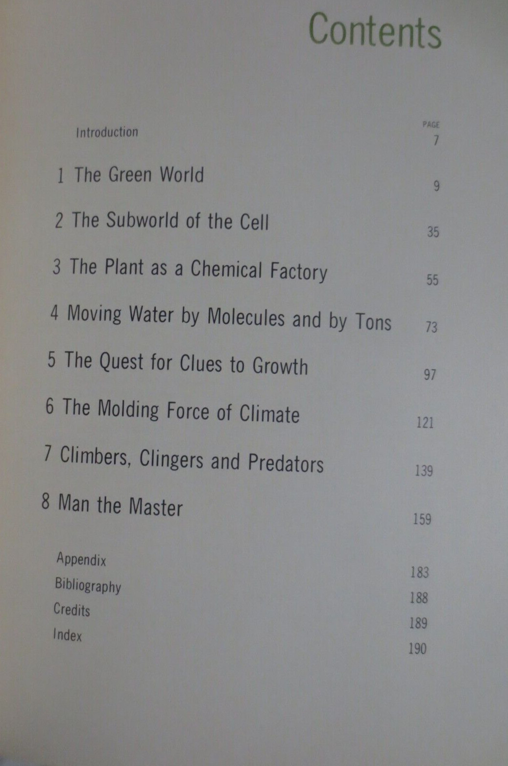 Life Nature Library The Plants 1968 194 Pages