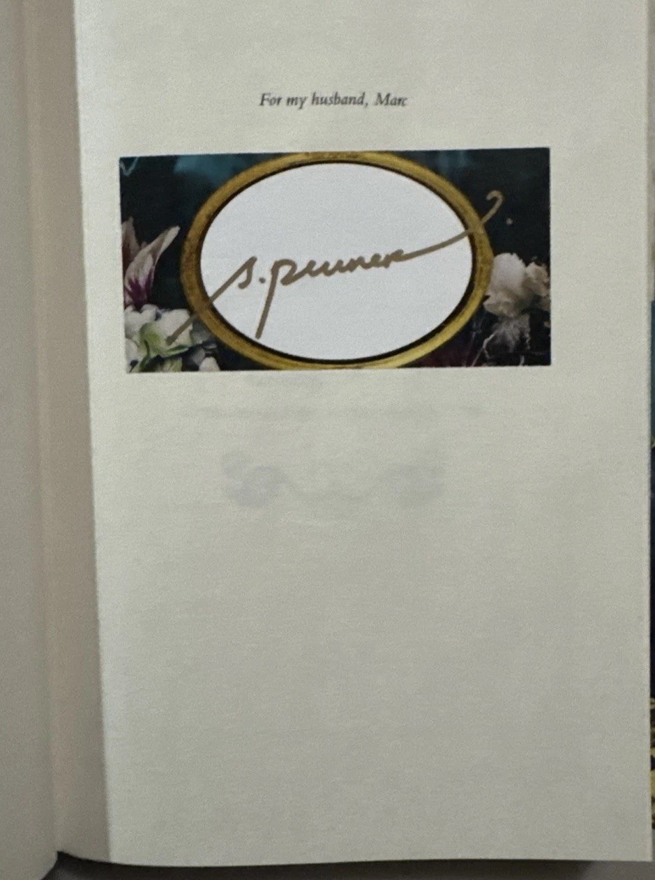 The Amalfi Curse by Sarah Penner Signed 2025 Hardcover