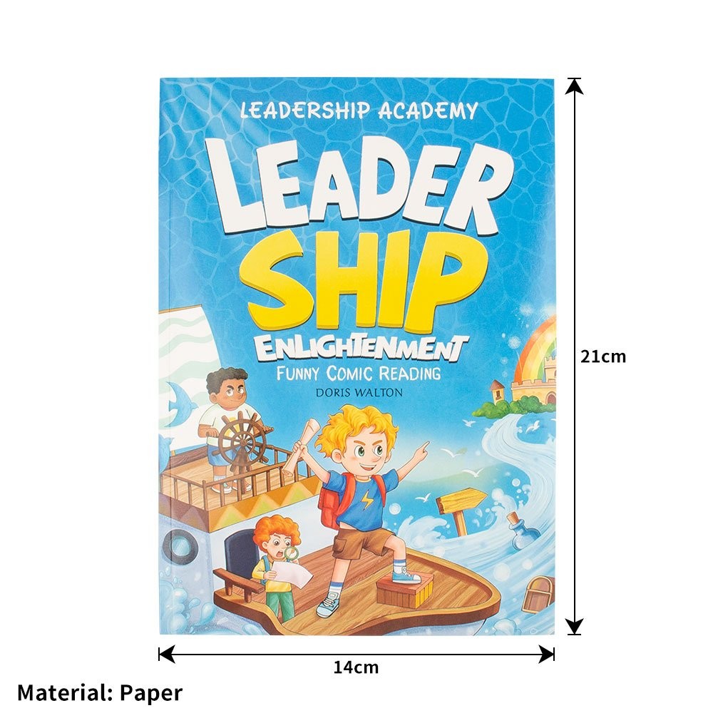 LEADER SHIP ENLIGHTENMENT Comic Book Kids Communication Leadership English