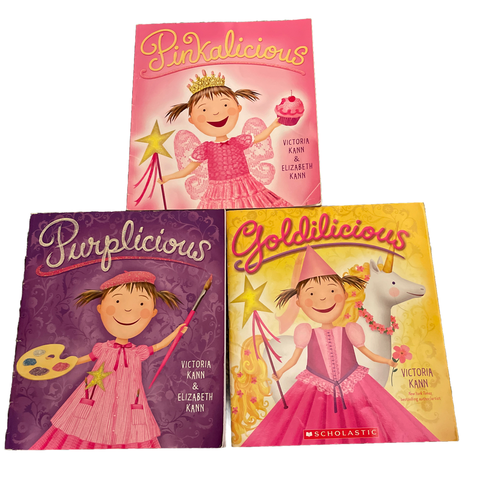 Pinkalicious, Purplicious, Goldilicious Children’s Books