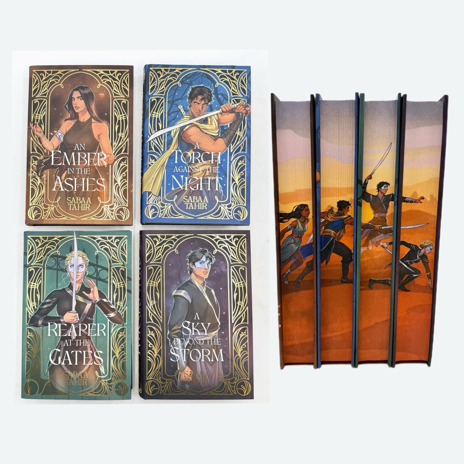 Fairyloot SIGNED An Ember in the Ashes Set Exclusive Iron Edition – US SELLER