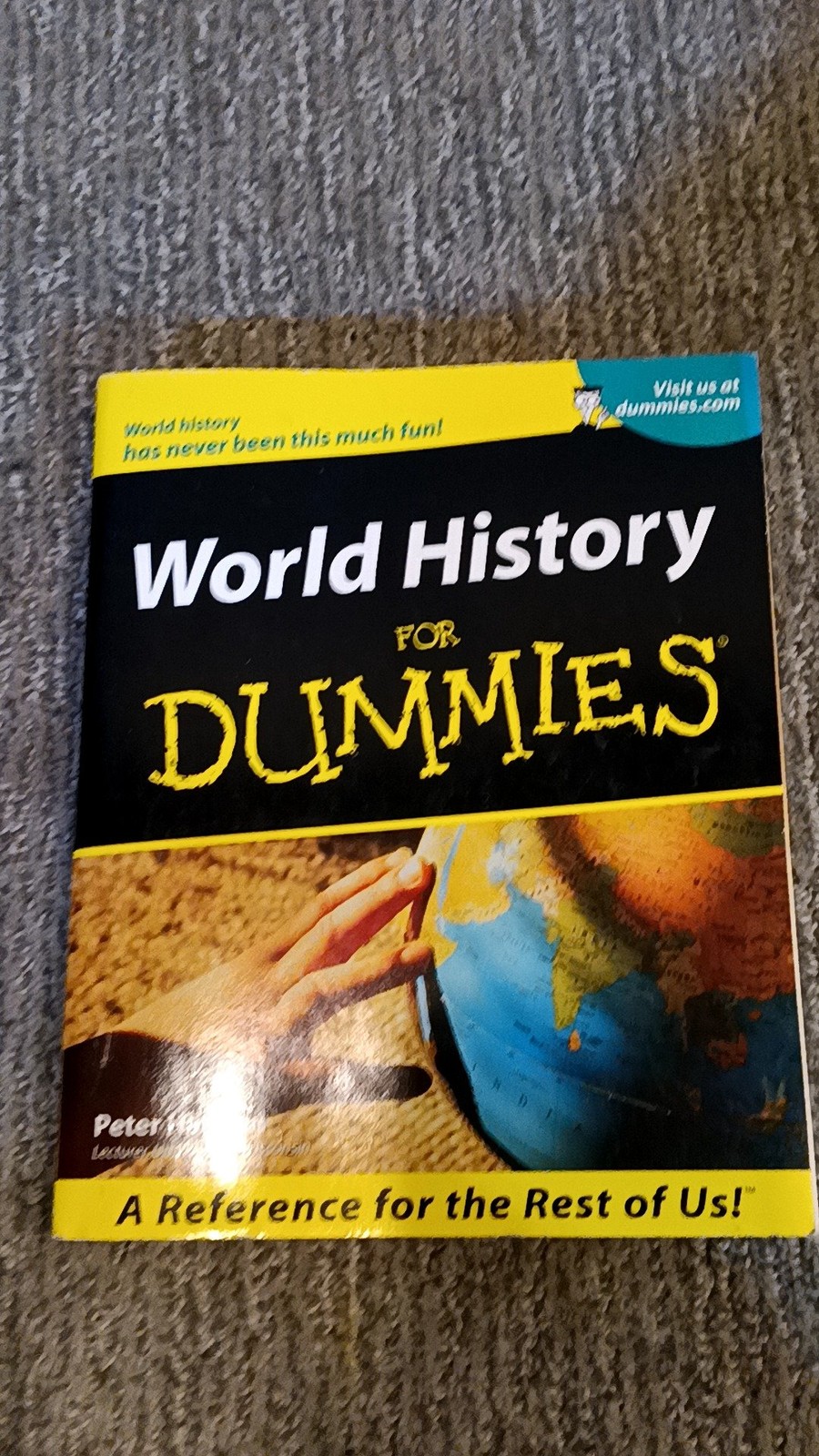 World History For Dummies Peter Haugen Trade Paperback (2001) [VG]