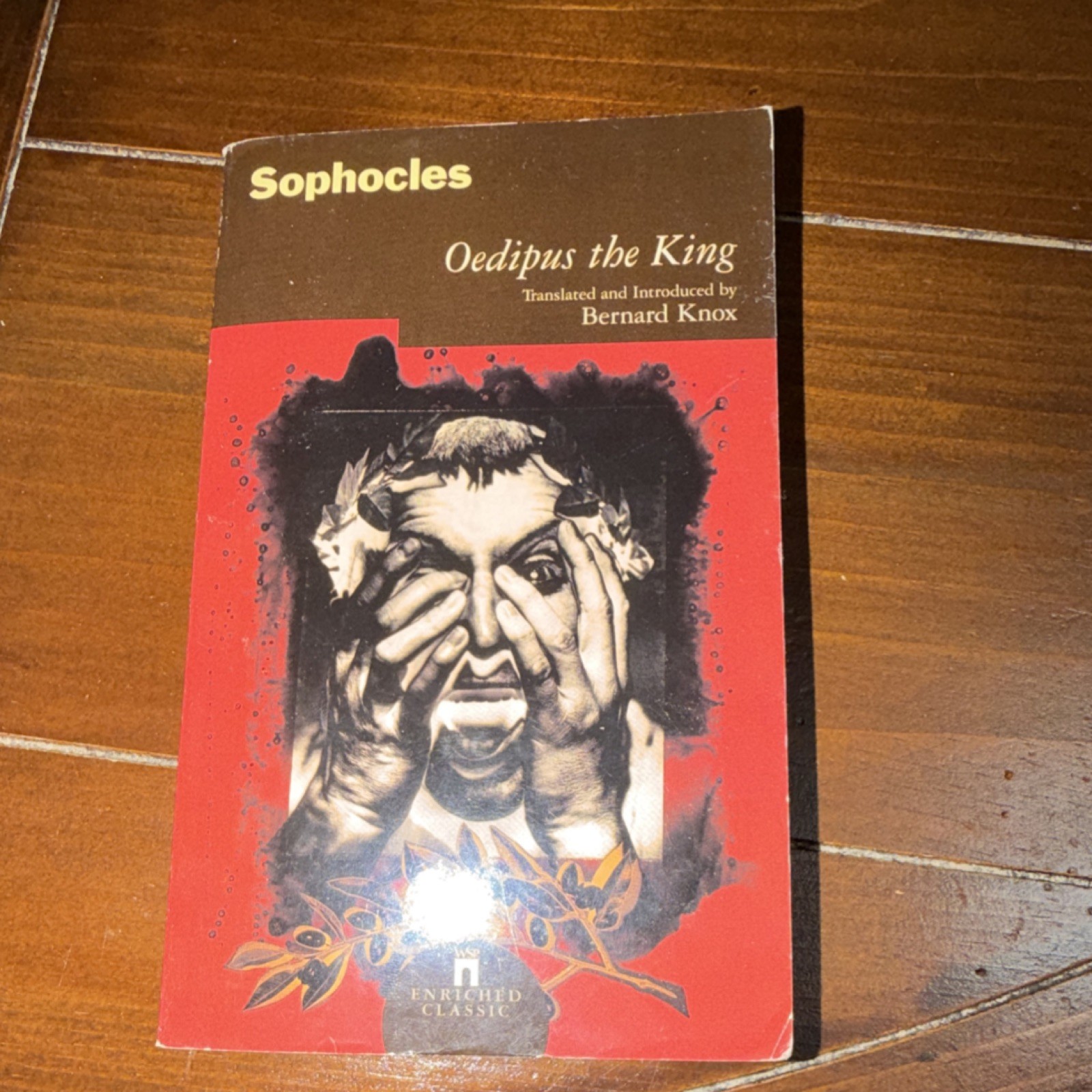Sophocles Oedipus the King Paperback Drama Washington Square Press