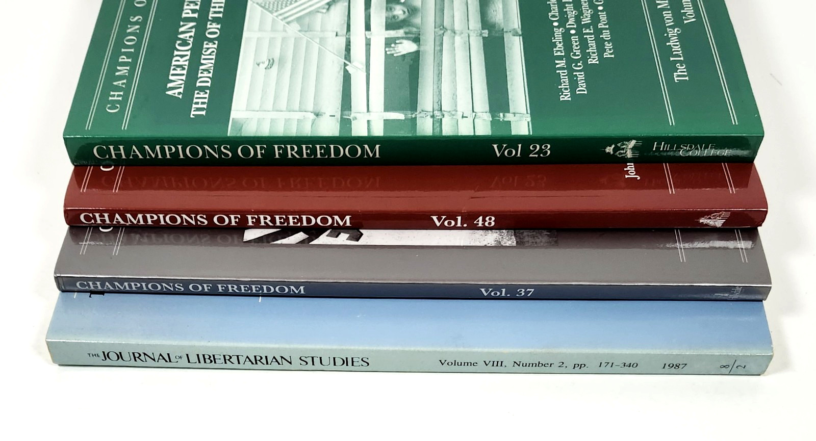 Champions of Freedom Lot-Ludwig von Misees Lecture Series: 2010s TP-Economics