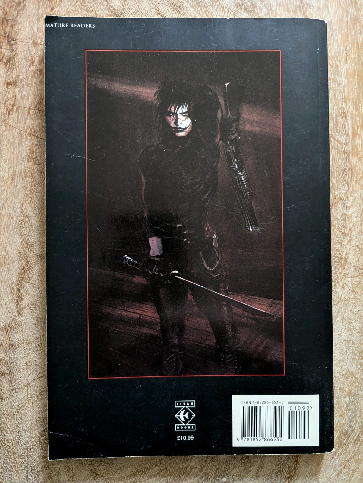 The Crow TPB J. O’Barr Titan Comics Graphic Novel 1995