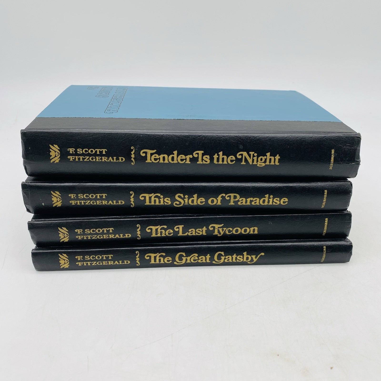 Lot of 4 F. Scott Fitzgerald Hardcover Novels Charles Scribner’s Sons Acceptable
