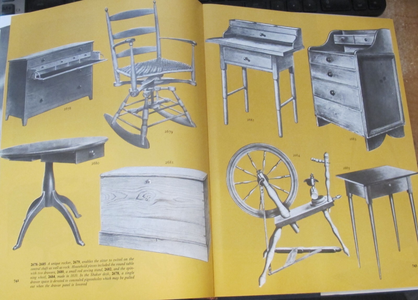 Treasury of American Design and Antiques H/C D/J 846 Pages Exc Condition