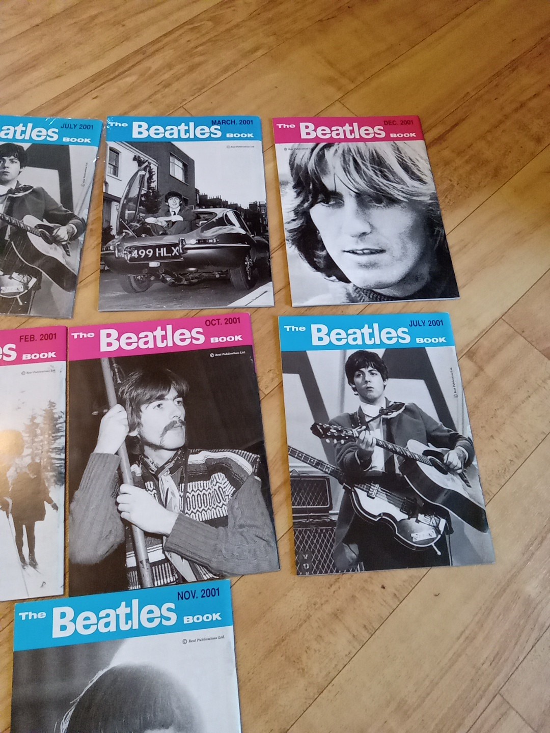 Beatles Monthly Book Magazines Lot Of 9 Issues United Kingdom Excellent
