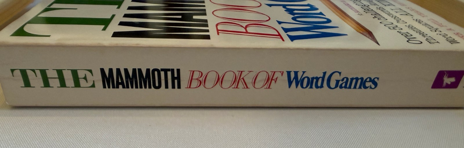 THE MAMMOTH Book of Word Games All Kinds of Word Play 510 Pages