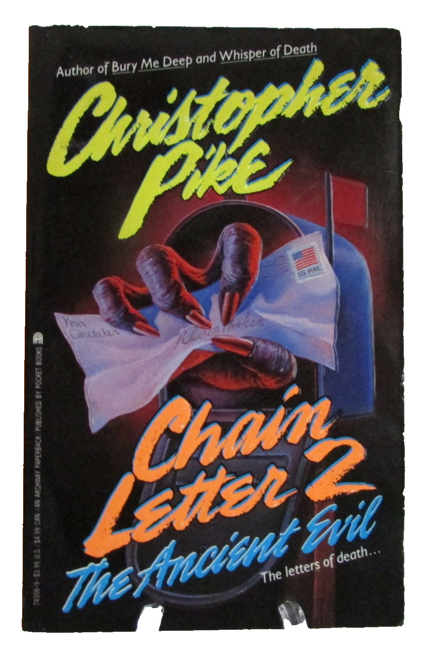 1992 Chain Letter 2: The Ancient Evil – Christopher Pike 1st Ed. PB
