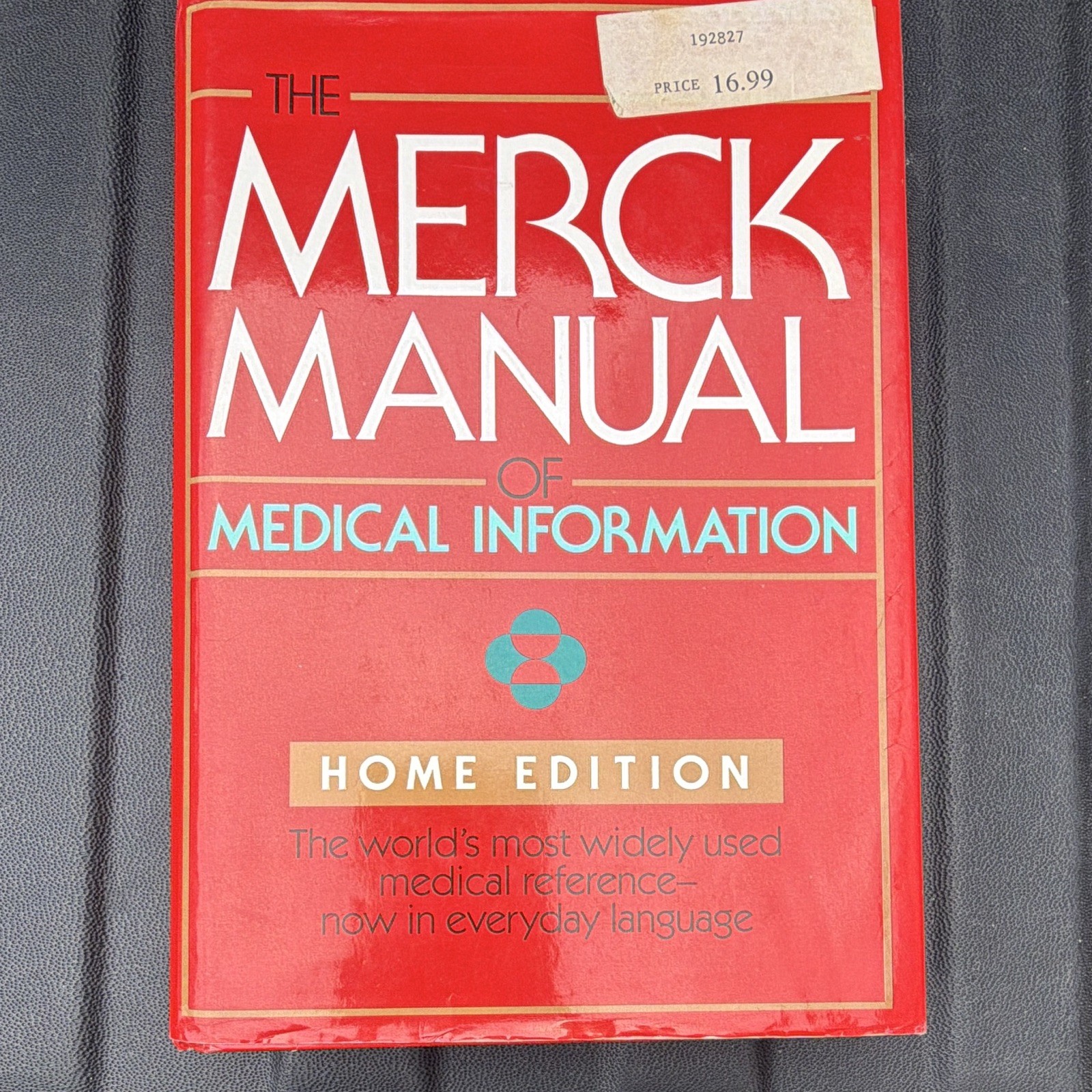 Merck Manual of Medical Information Home Edition Mark H. Beers Hardcover 1999