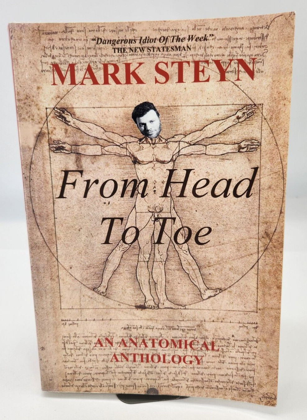 From Head To Toe 2004 Paperback Book by Mark Steyn SIGNED Anatomical anthology