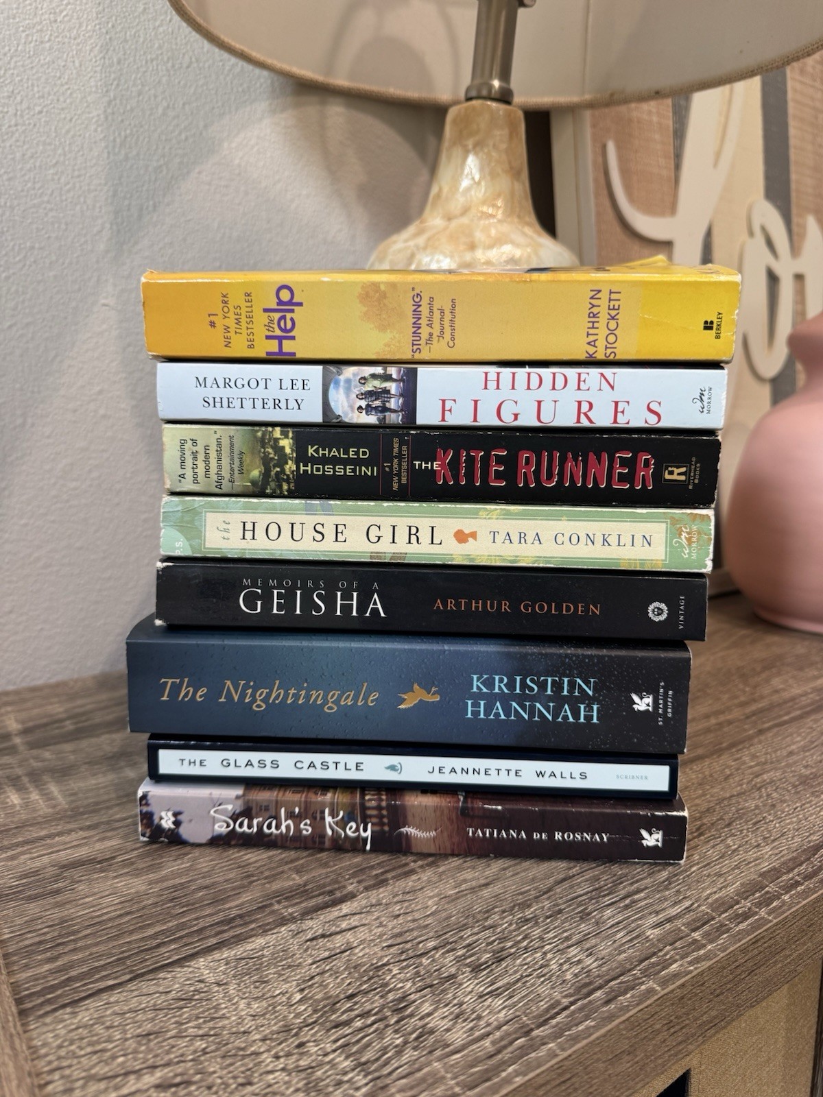Bestselling Book Lot to Screen Novels The Help Nightingale Glass Castle 8 Books