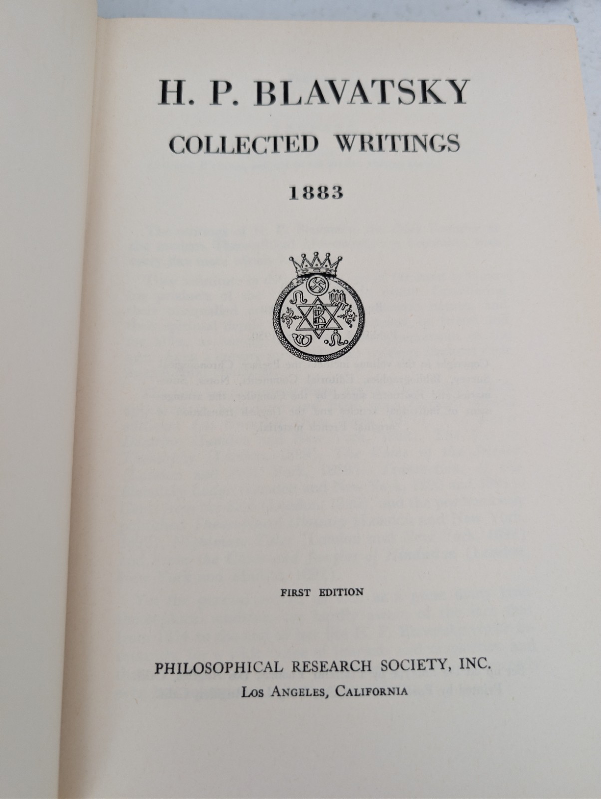 H.P. Blavatsky Collected Writings Mixed Editions Multi Volume Hard Cover Books