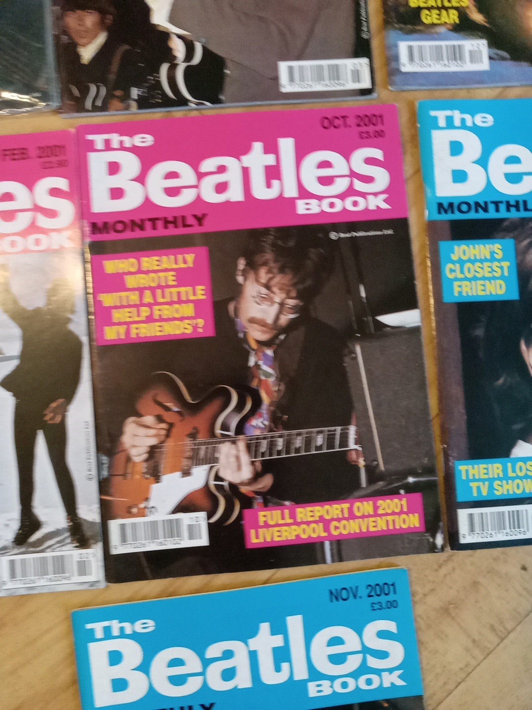 Beatles Monthly Book Magazines Lot Of 9 Issues United Kingdom Excellent