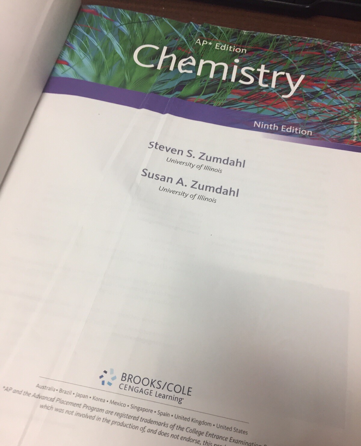 Chemistry by Susan A. Zumdahl and Steven S. Zumdahl (2013, Hardcover)