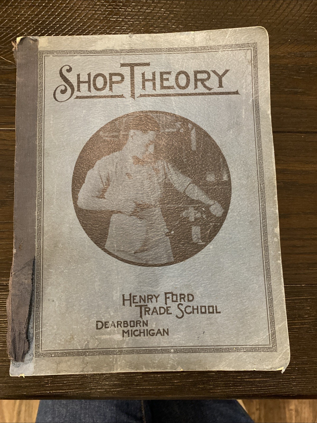 Vintage 1941 Henry Ford Trade School Shop Theory paperback book Litho USA -READ