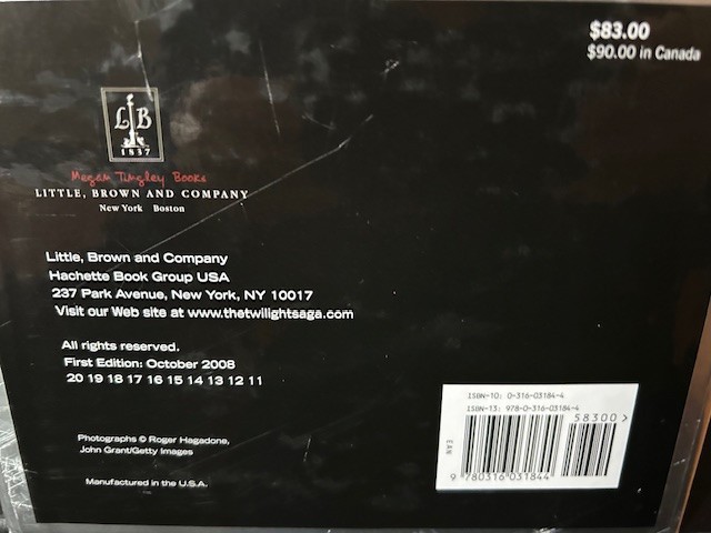 The Twilight Saga 8 BOOKS ALL FIRST ED + Stephenie Meyer SIGNED CARD