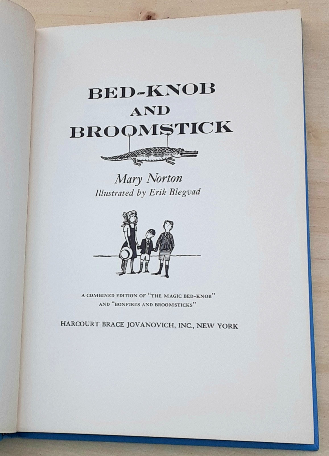 Bed-Knob and Broomstick by Mary Norton 1971 illustrated by E. Blegvad Hardcover