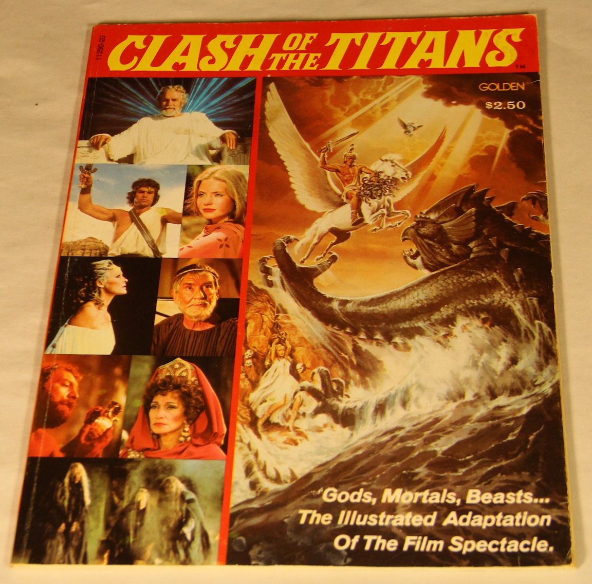 Clash of the Titans Comic Book ~ Beverly Cross ~ 1981 ~ Golden Press ~ VERY GOOD