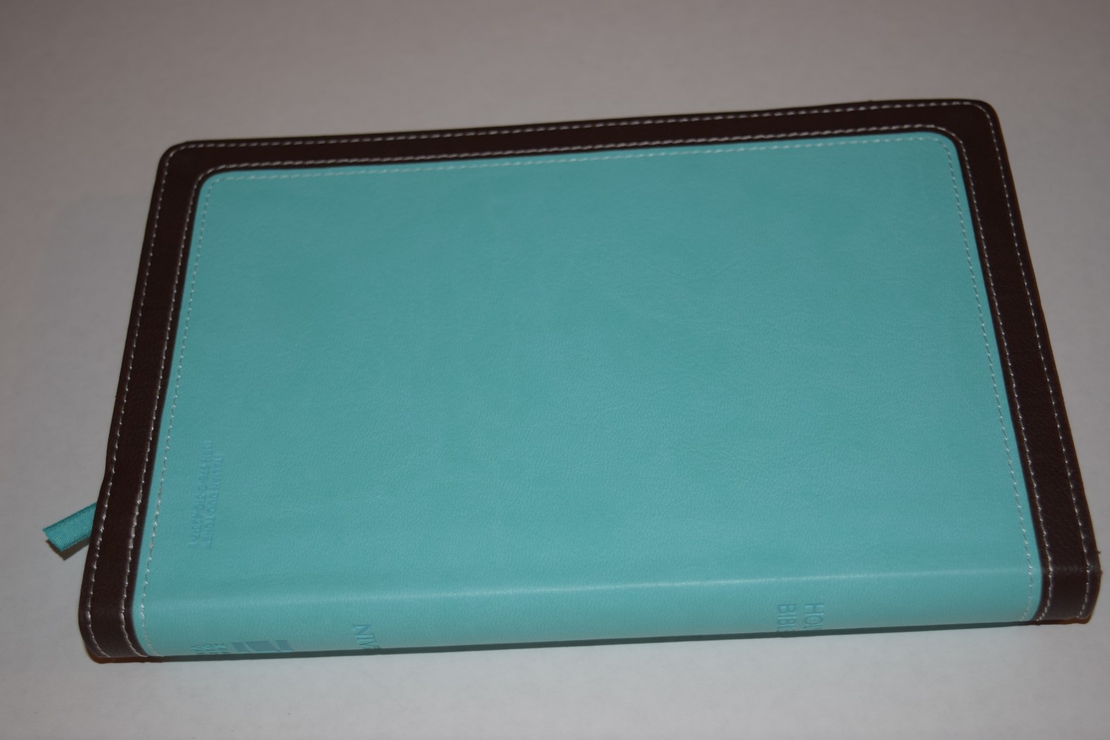 The Holy Bible New International Version Thinline Zondervan Aqua 2011 Patterned