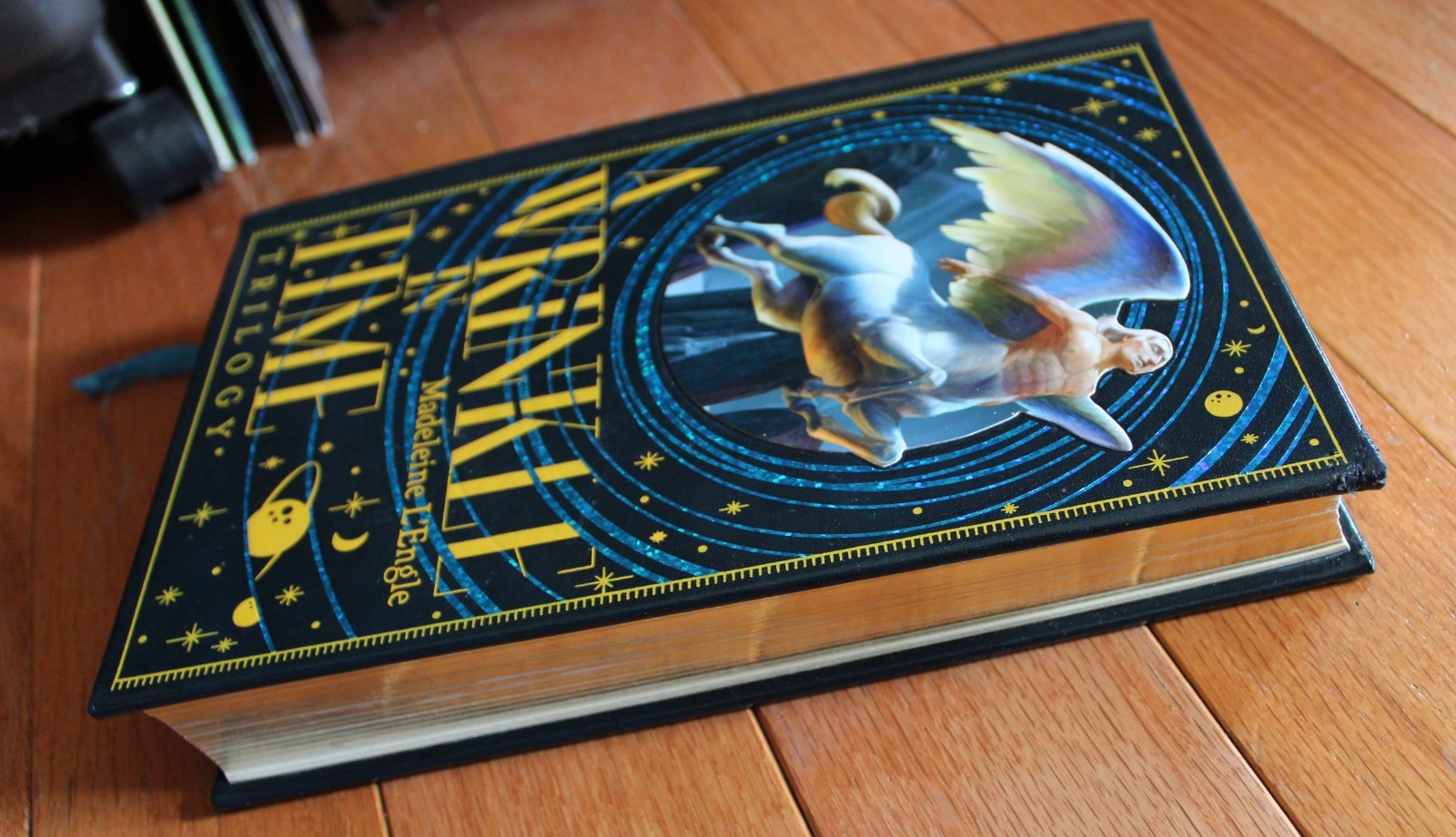 Deluxe Leather trilogy A Wrinkle in Time Madeleine L’Engle Farrar Straus Giroux