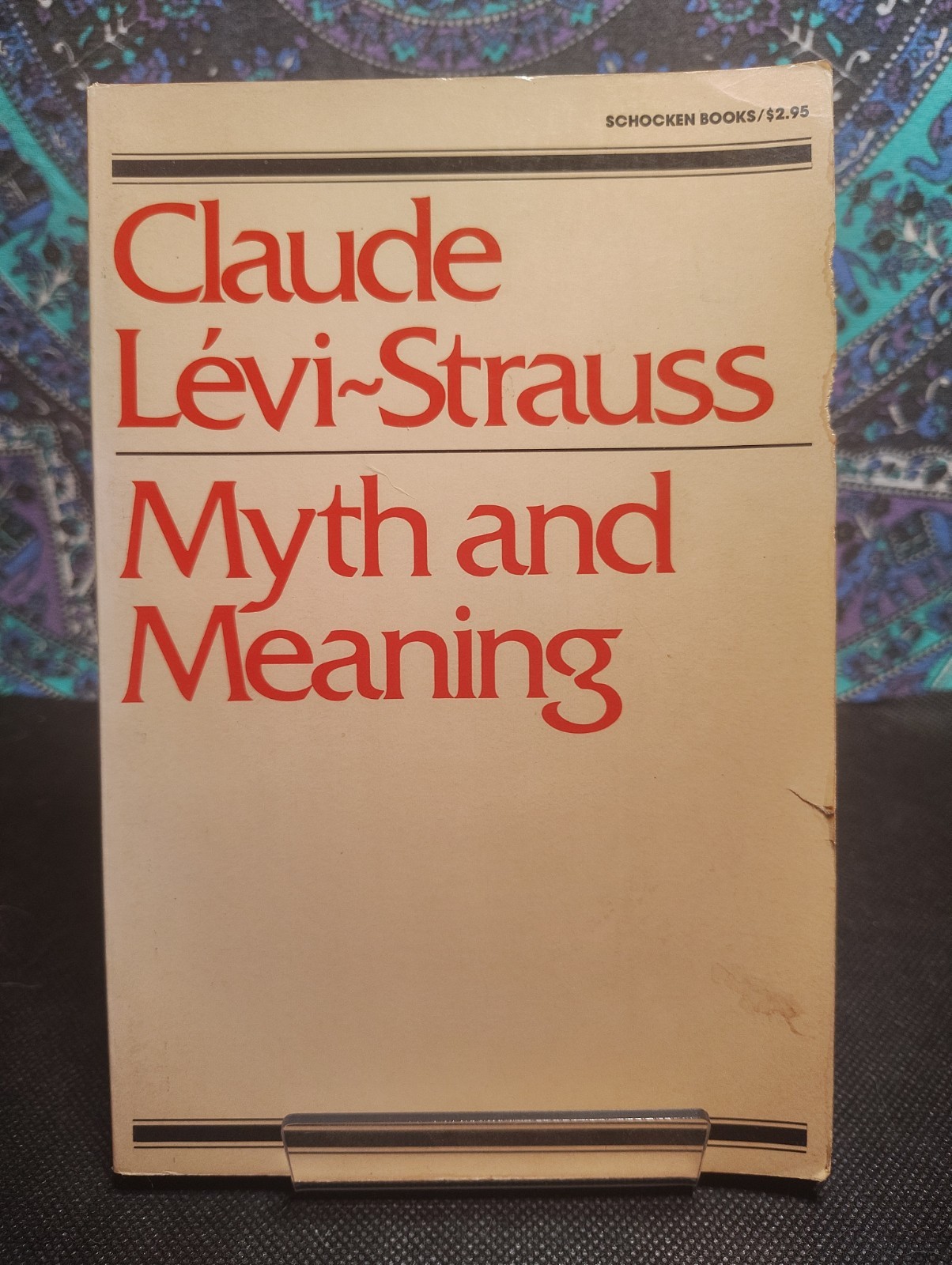 Myth and Reality Cosmos and History Mircea Eliade Myth and Meaning Levi-Strauss