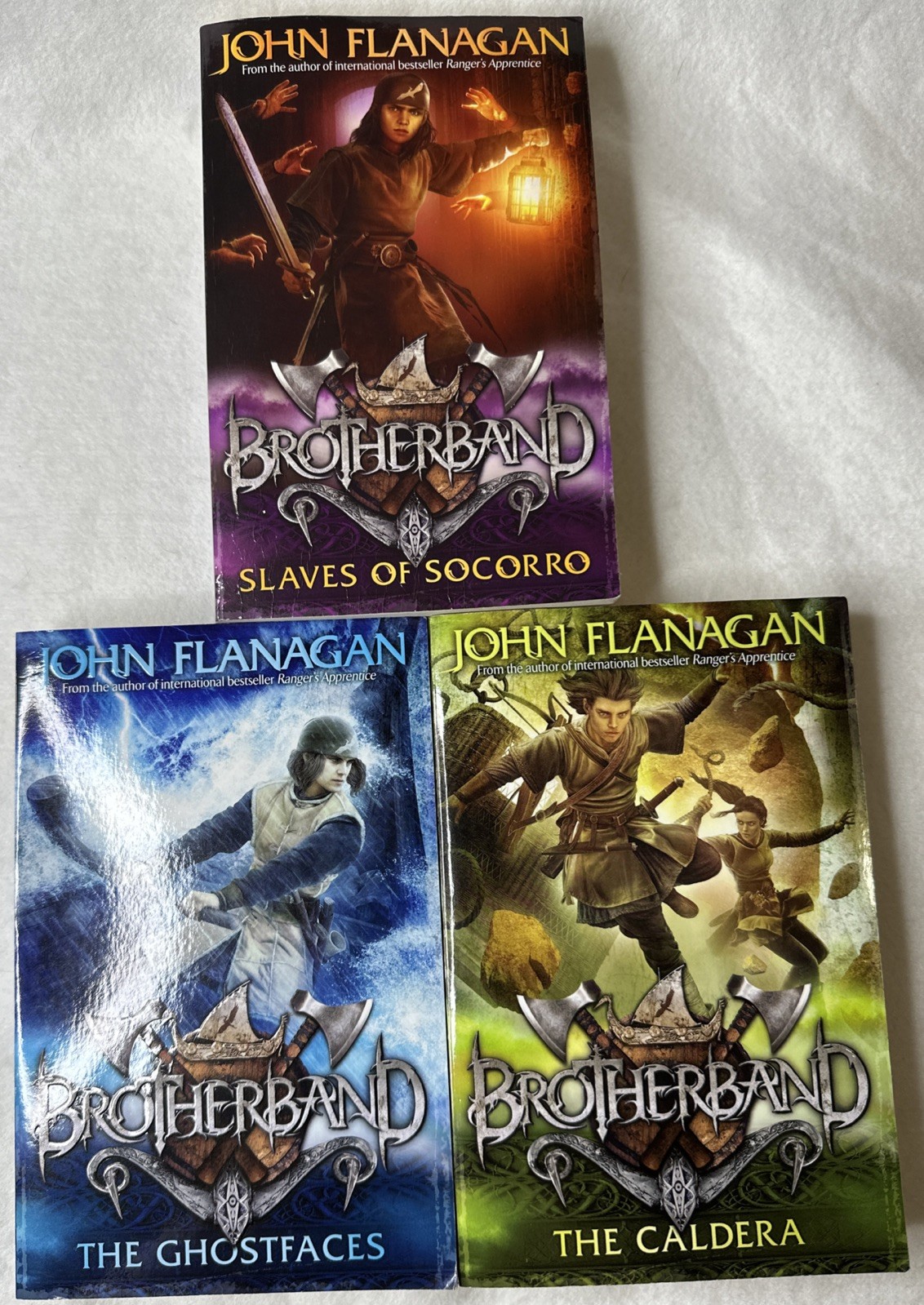 Lot. John Flanagan Books BrotherBand Trade Paperbacks 4, 6, 7