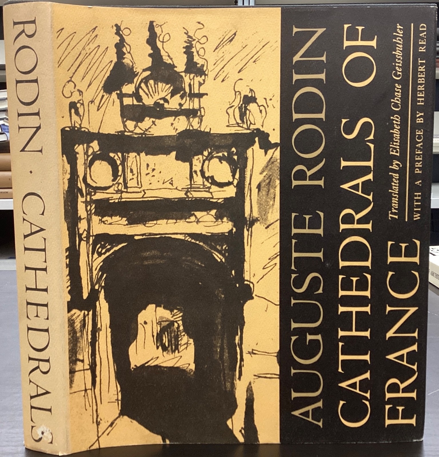 1965 Cathedrals of France by Auguste Rodin Beacon Press