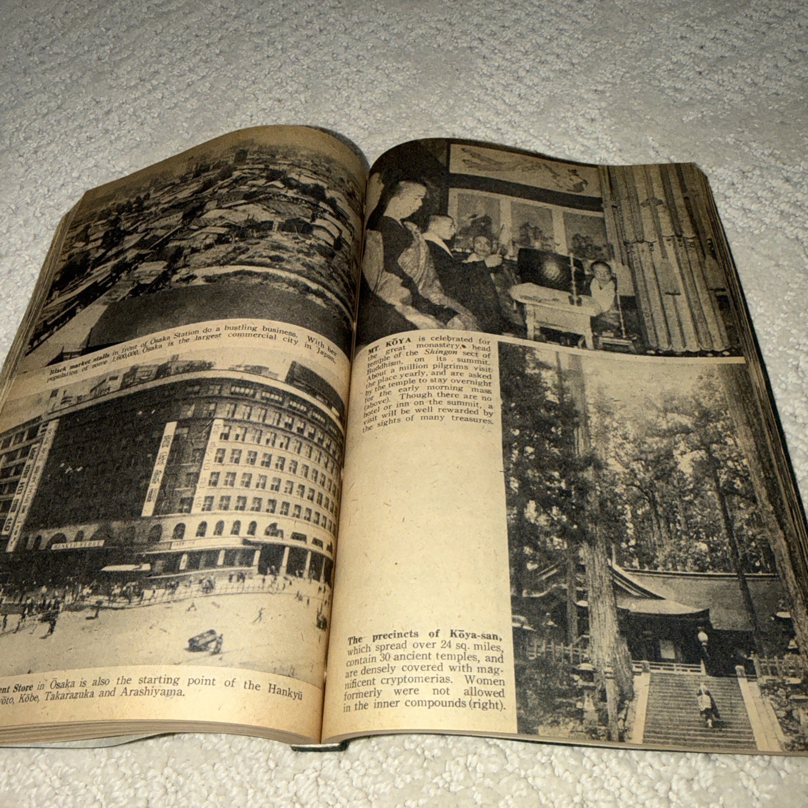 1948 A PICTORIAL GUIDE – JAPAN TODAY, Shodo Taki 371 pages / Douglas MacArthur
