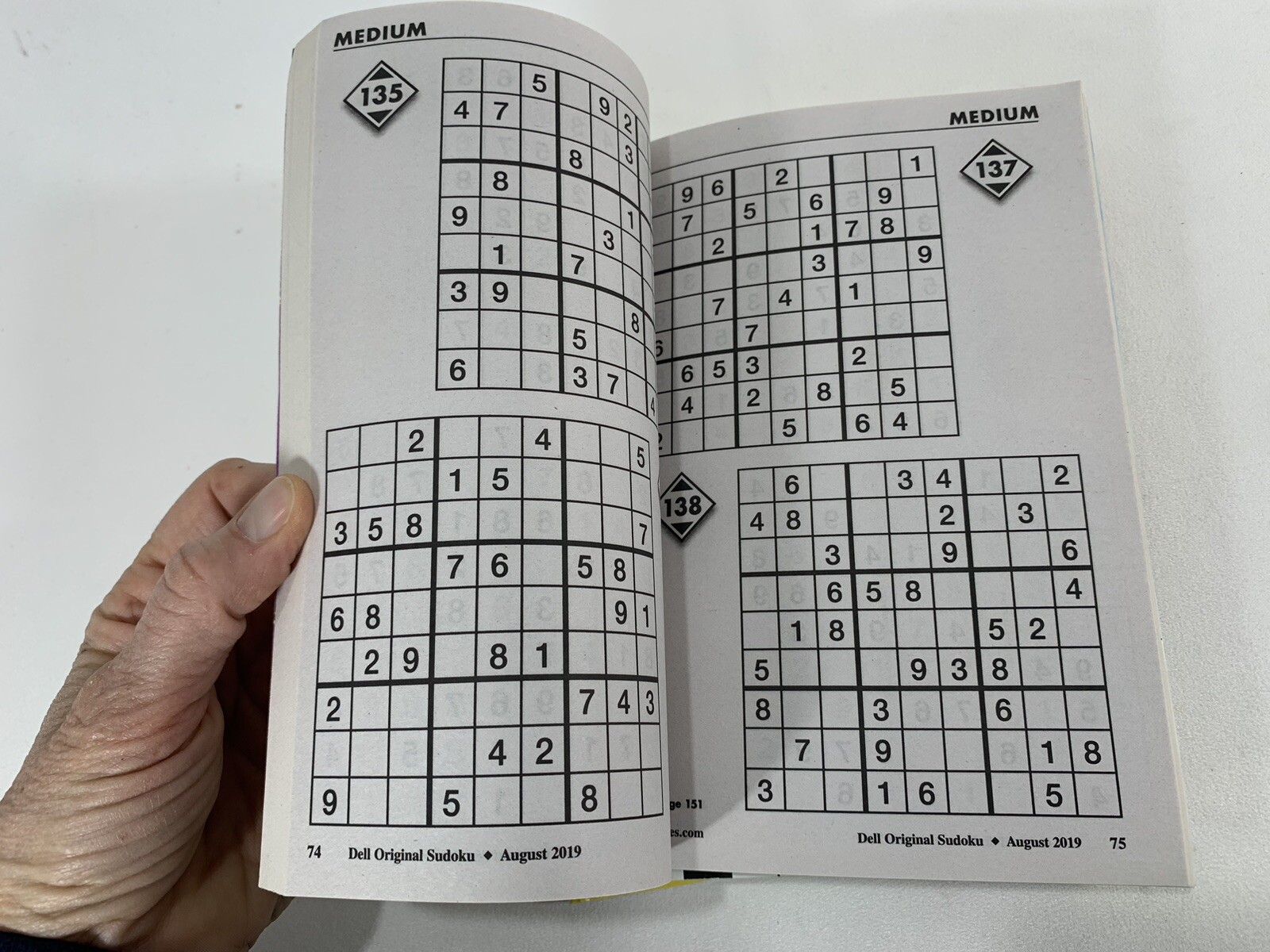 2019 Penny Press Fill Ins – Good Time Word Seek Puzzles Dell Orig SUDOKU 3 Bks B