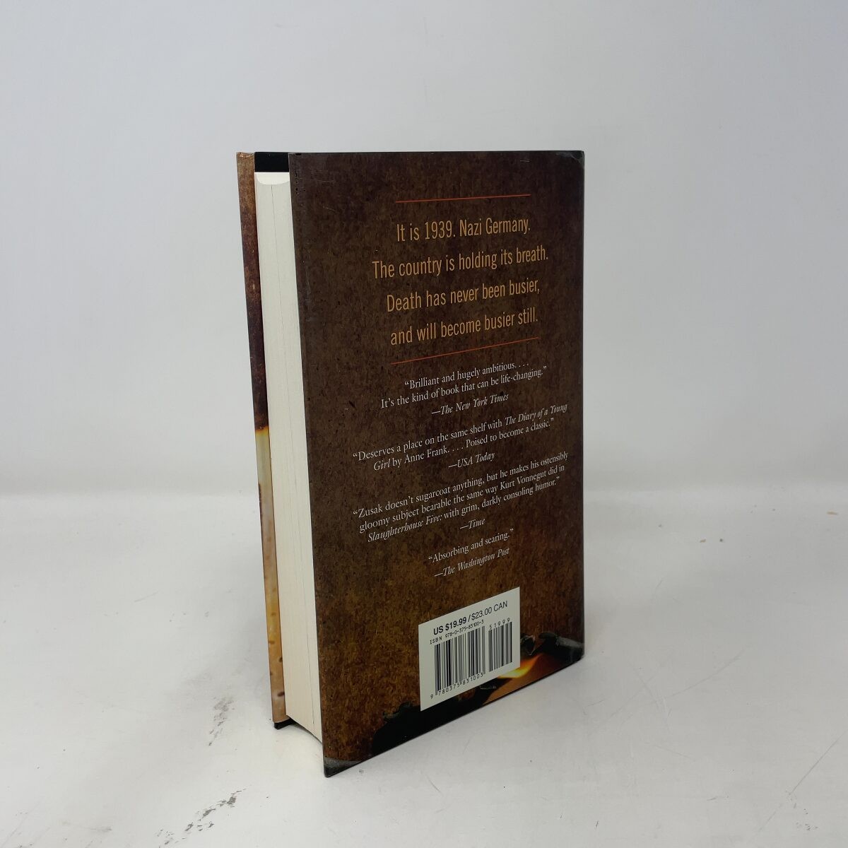 The Book Thief by Markus Zusak HC First Thus Like New 2013 Signed