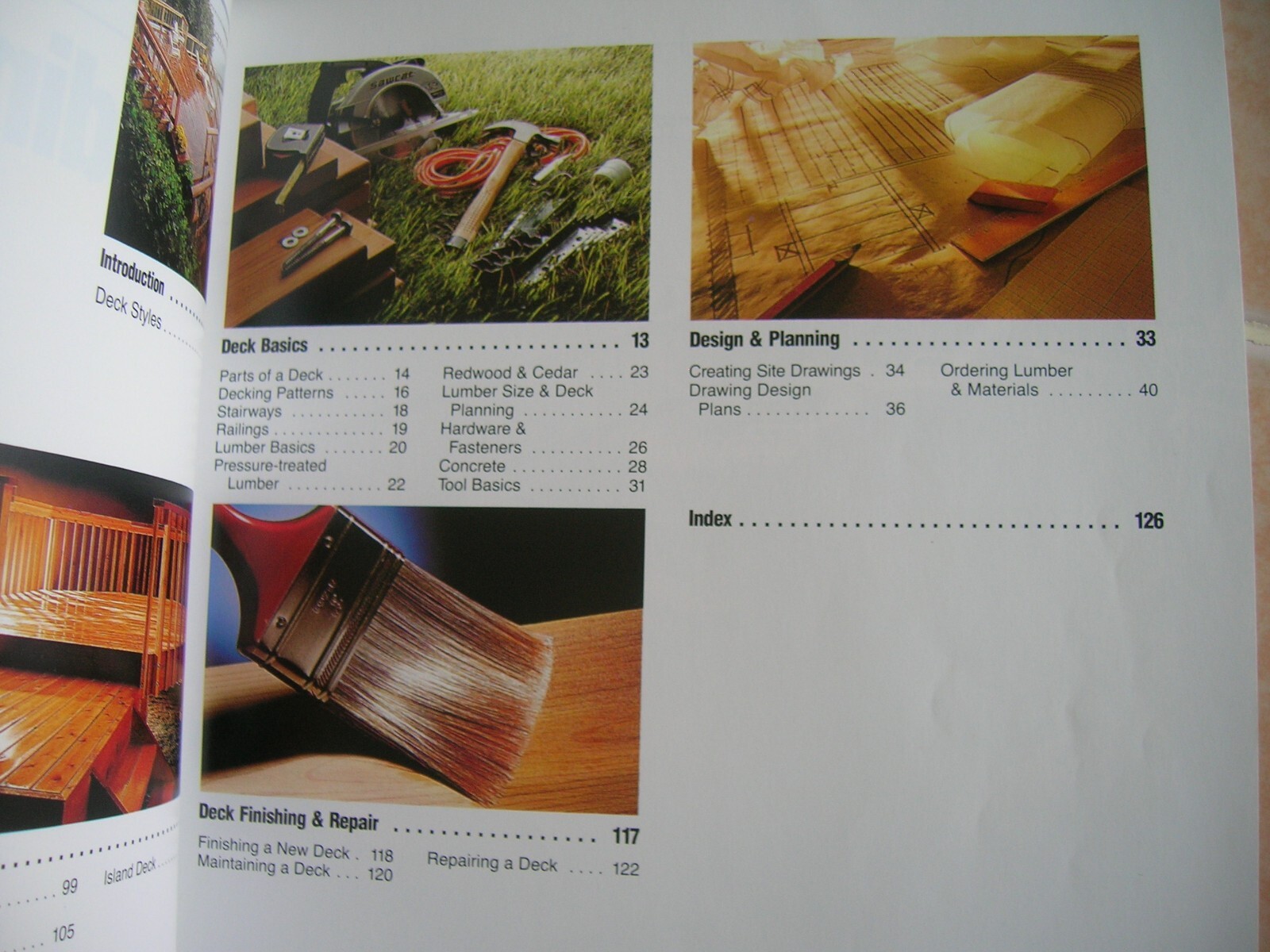 3 DYI books Modern Carpentry Willis Wagner Black & Decker Decks Ceramic Tiling