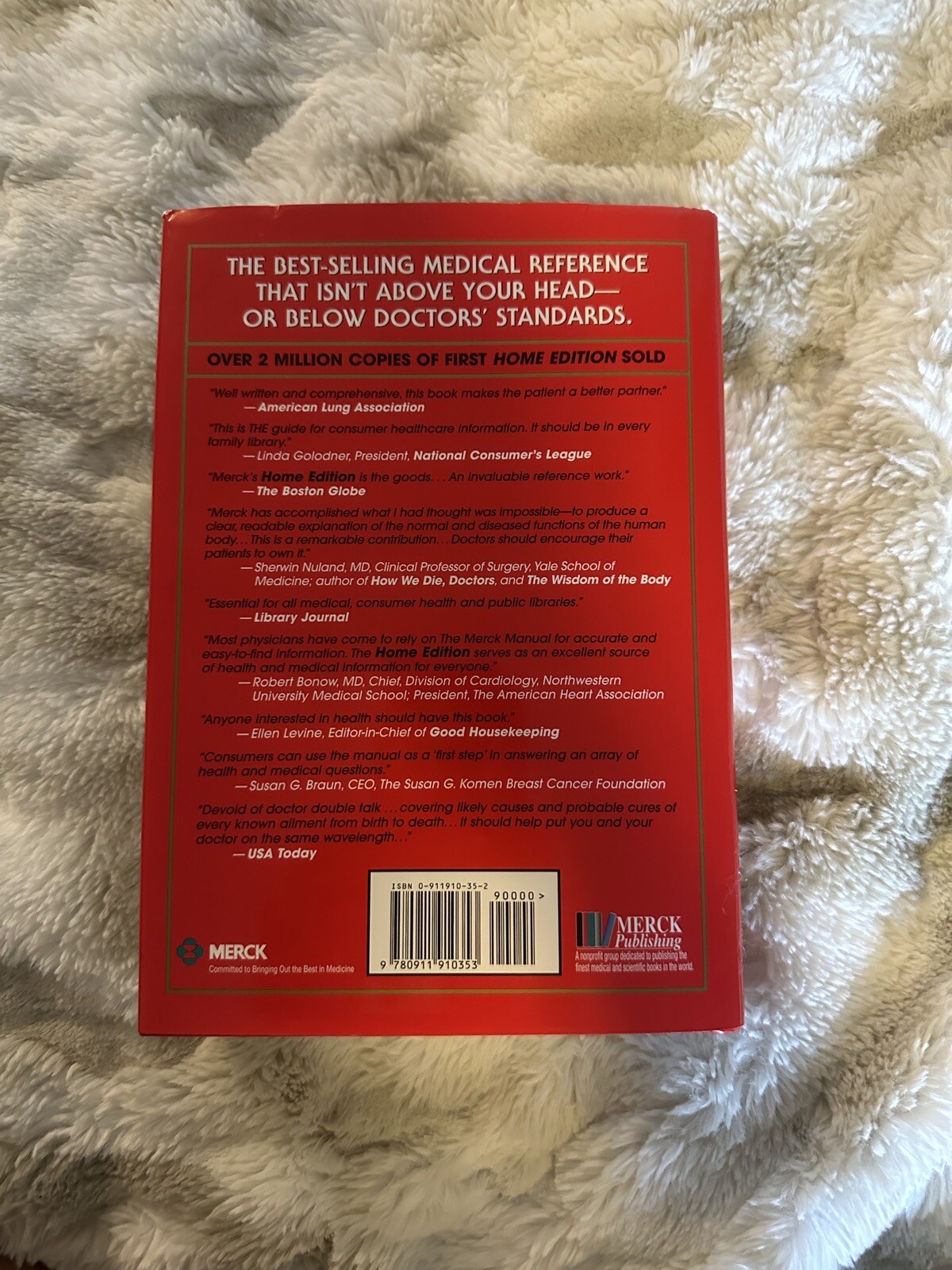 The Merck Manual of Medical Information by Mark H. Beers (2003, Hardcover)
