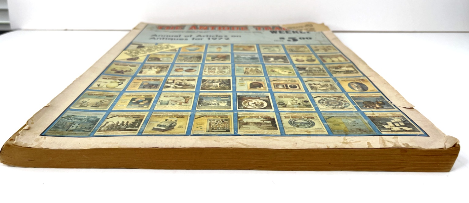 Antique Trader Weekly Annual of Articles 1972 Collectibles History 258 Pages
