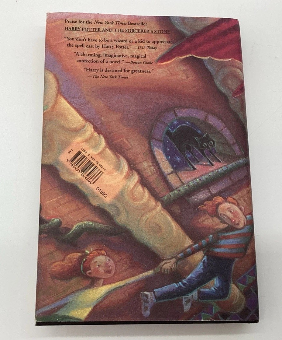 LOT OF 7 HARRY POTTER HARDCOVER BOOKS #1-7, ALL 1st ADDITIONS BY J K ROWLING