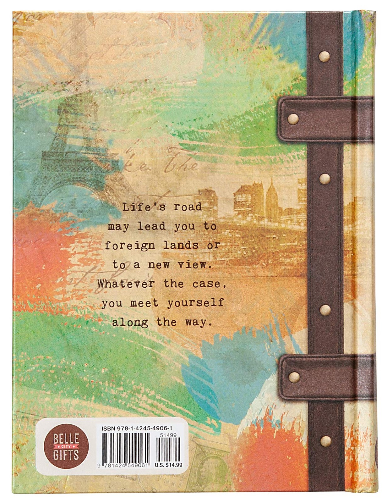 Travel Journal (Hardcover) – 160 Blank Lined Pages, 6” x 0.4” x 8” – Perfect…