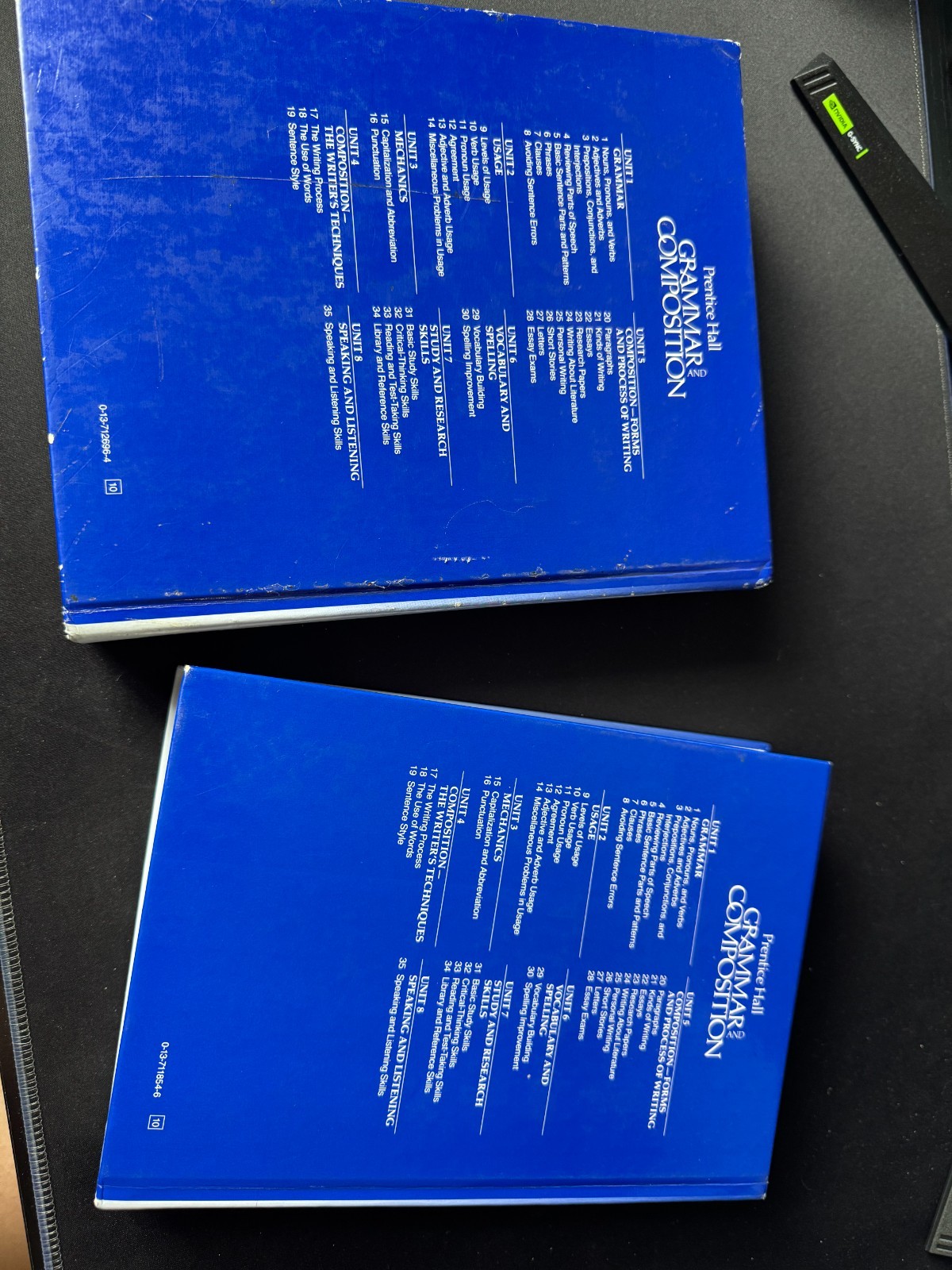 Student +Teacher’s Edition – Prentice Hall Grammar and Composition 1990 Grade 10