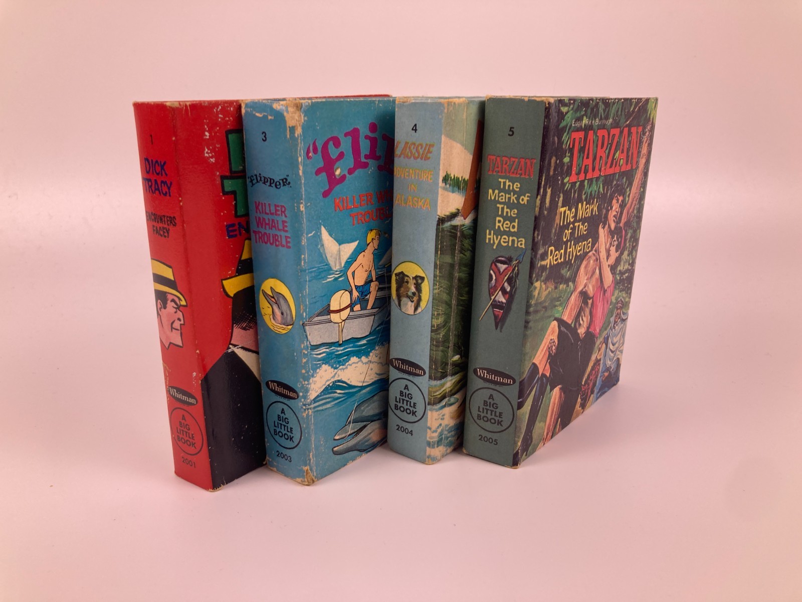Big Little Book BLB Vintage 4 Book Lot Whitman Publishing 1967