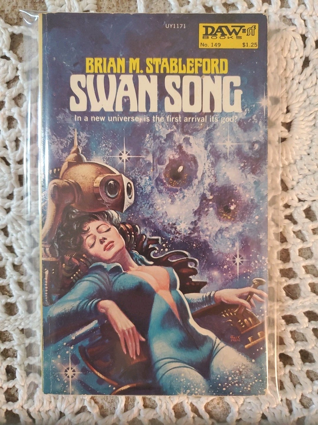 Swan Song by Brian M. Stableford DAW No. 149 1st 1975 Good