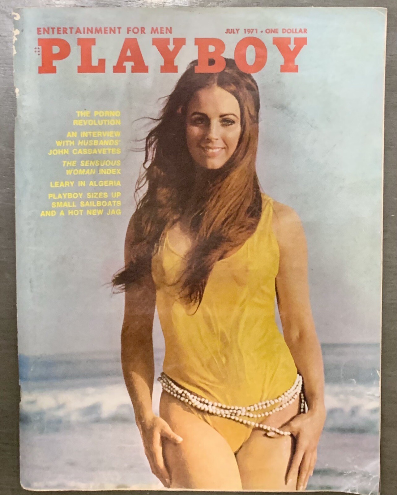 Playboy Magazine July 1971 Playmate Heather Van Every VG Condition 214 PAGES