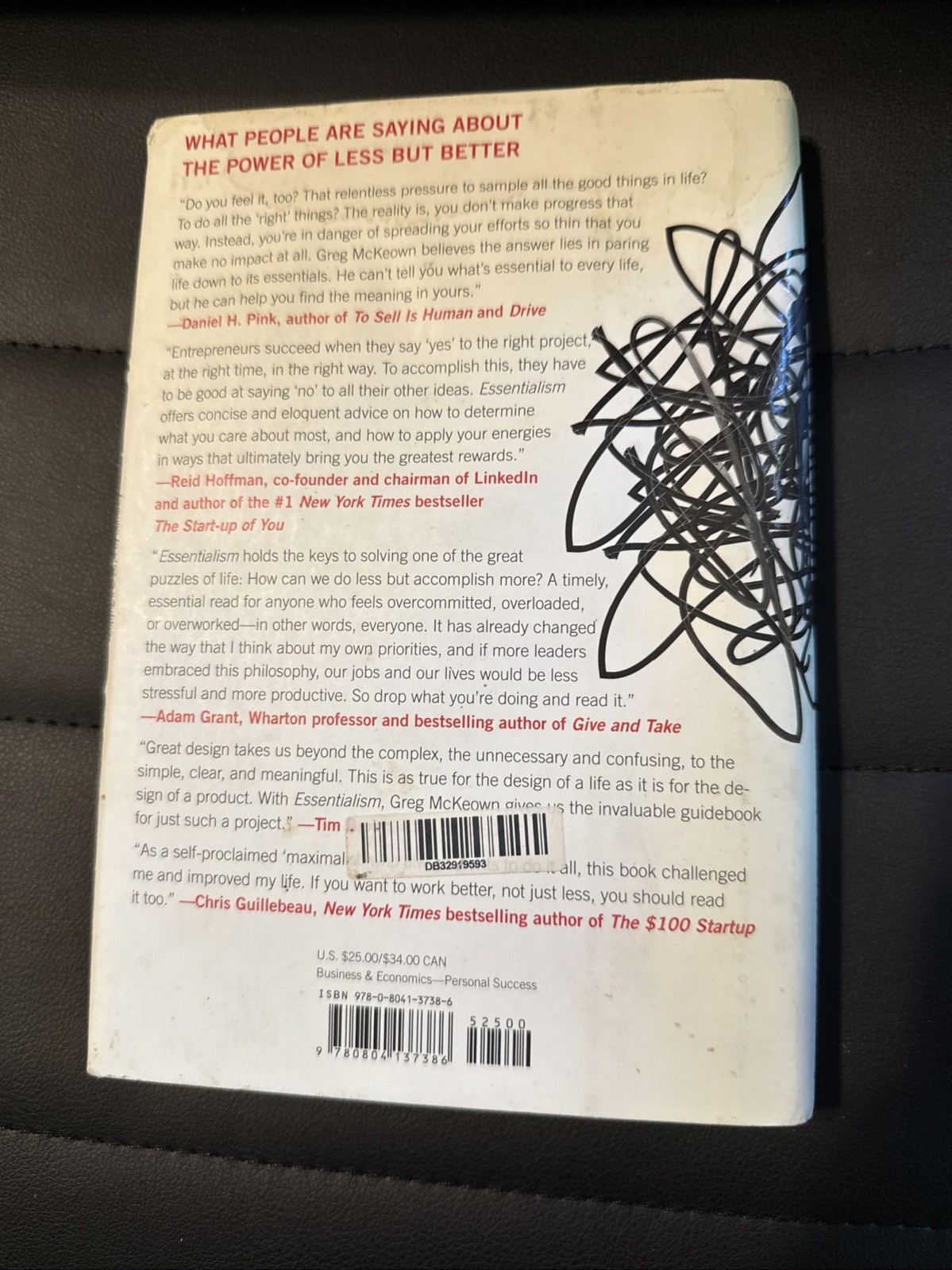 Essentialism : The Disciplined Pursuit of Less by Greg. McKeown (2014 Hardcover
