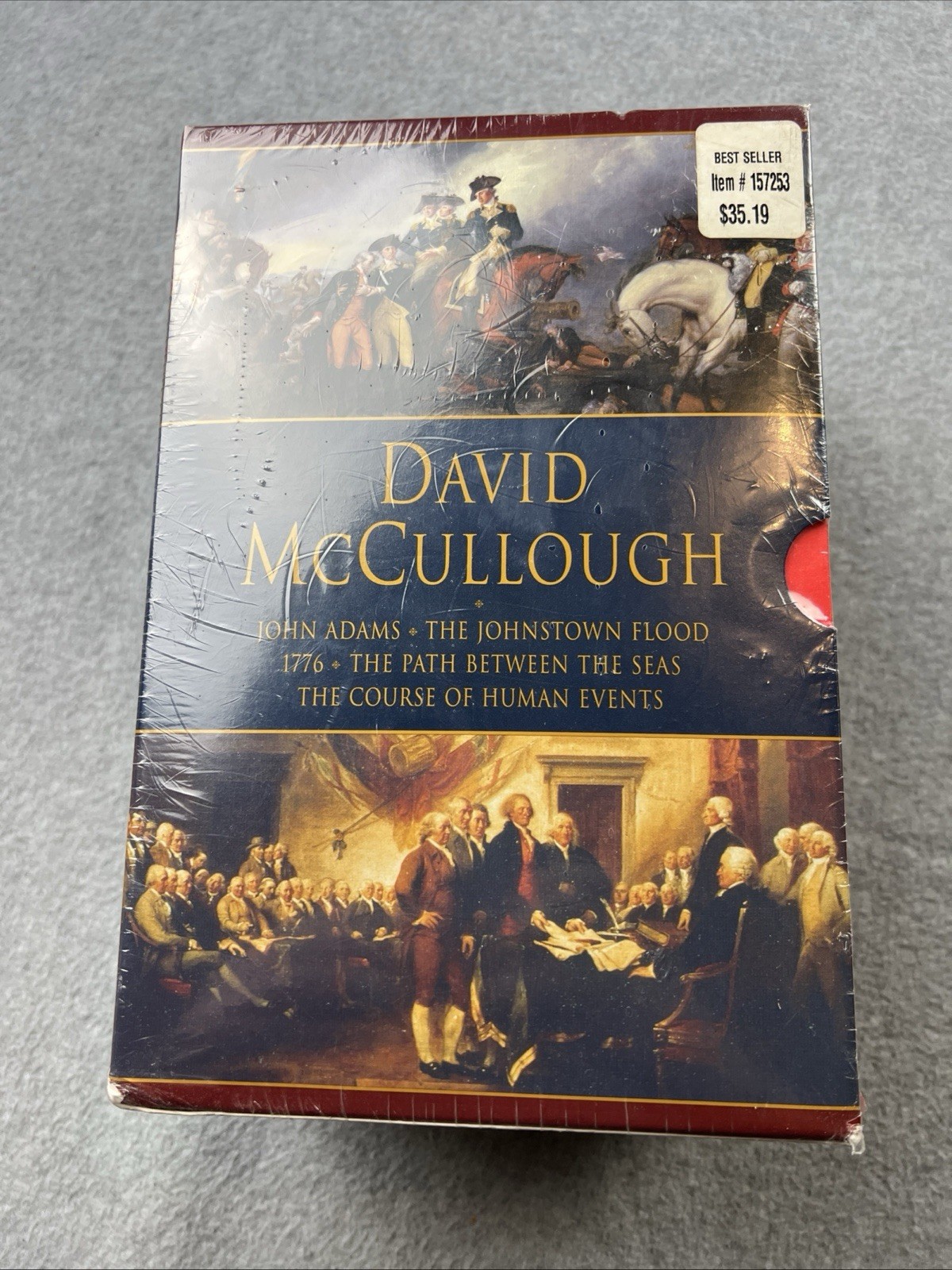 David McCullough Boxed Set John Adams Johnstown Flood 1776 Path Between the Seas